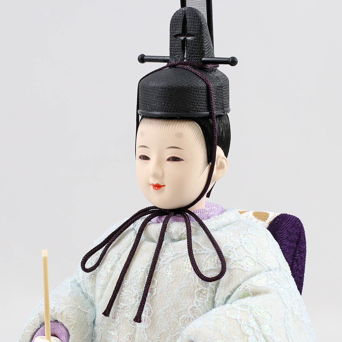 雛人形 木目込み飾り 久月作 ほのか 真咲雛 青 立ち雛 木目込み
