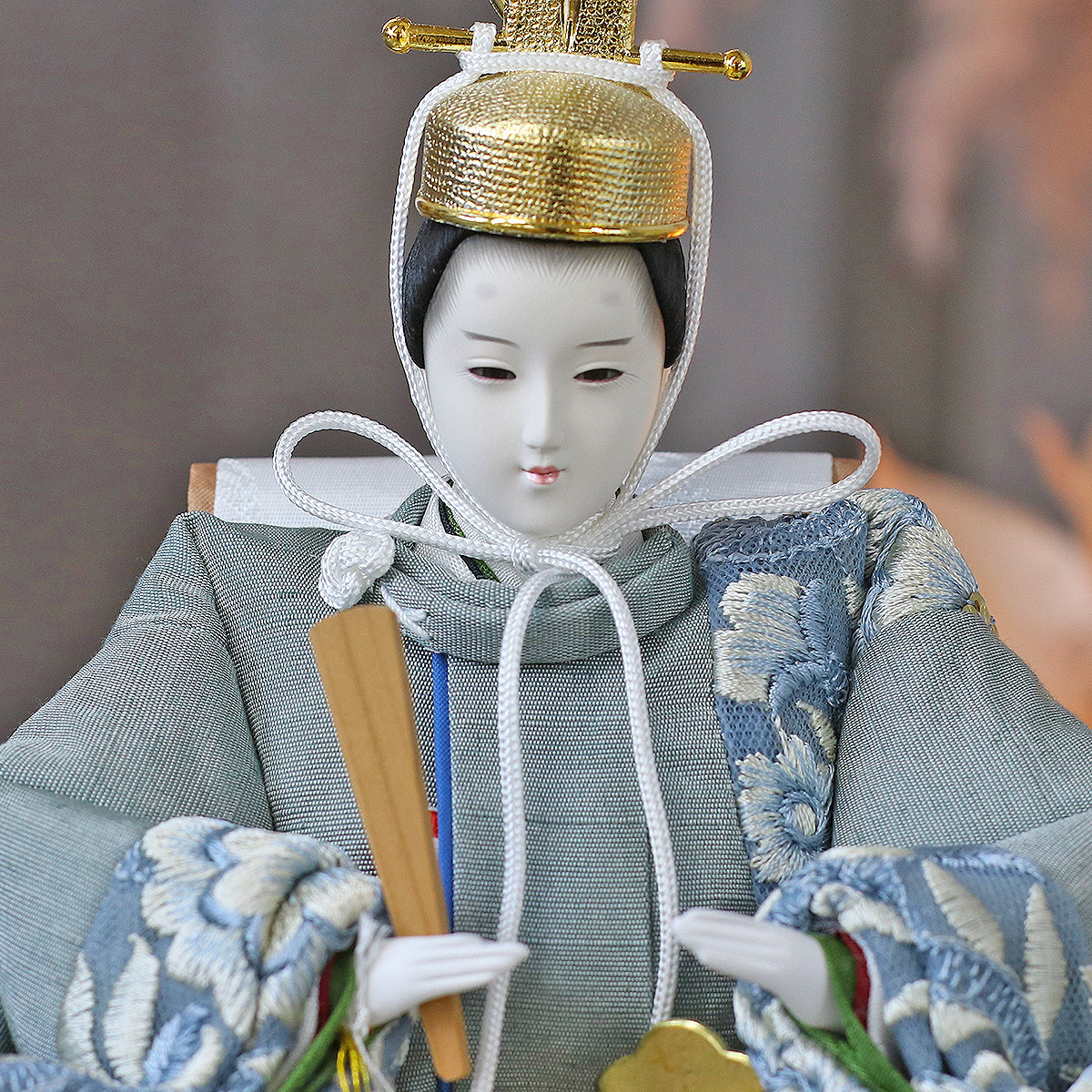 雛人形 収納飾り 二世光匠作 刺繍 衣裳着 京十二番親王 kyugetsu tokyo