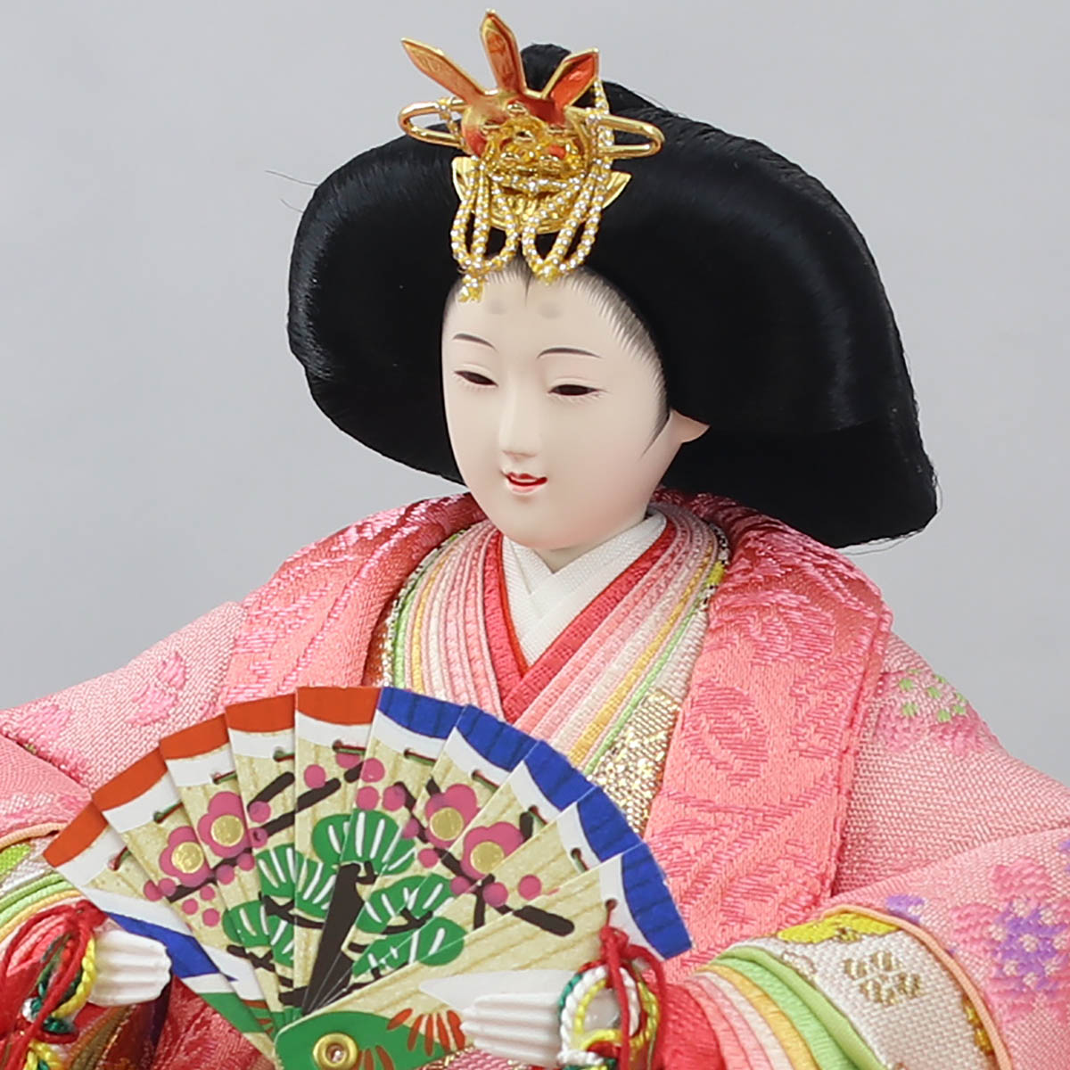 雛人形 ケース飾り 優花 ゆうな 親王 アクリルケース飾り コンパクト