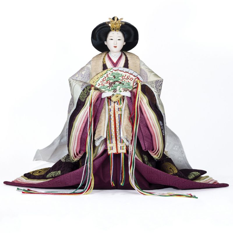 雛人形 立雛飾り 三五親王 立姿雛 有職文様 立ち雛 吉徳 吉徳大光