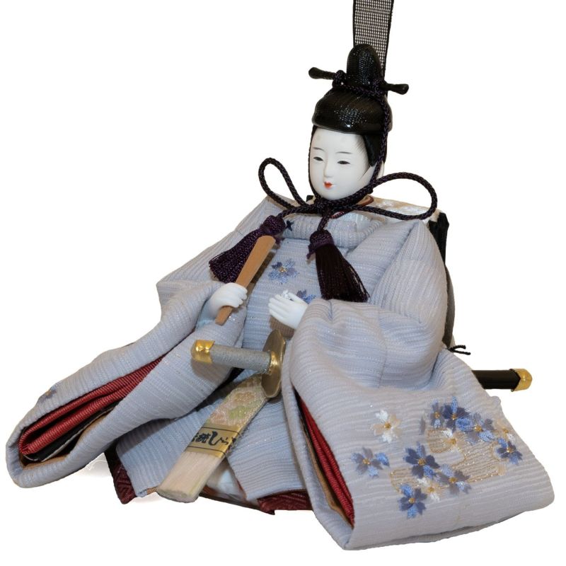 雛人形 親王飾り 柴田家千代作 かすみ桜刺繍 柳親王 御雛 吉徳 吉徳大