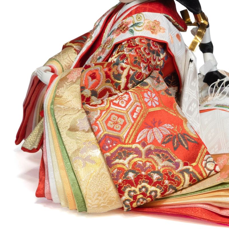 「人气商品」 雛人形 三段 3段 吉徳 吉徳大光 十番親王 小三五官女 五人飾り 御雛 【KUE3667820339】(134090円)