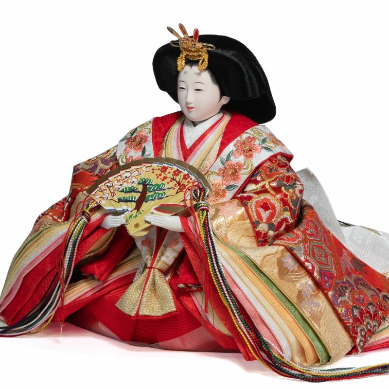 「人气商品」 雛人形 三段 3段 吉徳 吉徳大光 十番親王 小三五官女 五人飾り 御雛 【KUE3667820339】(134090円)