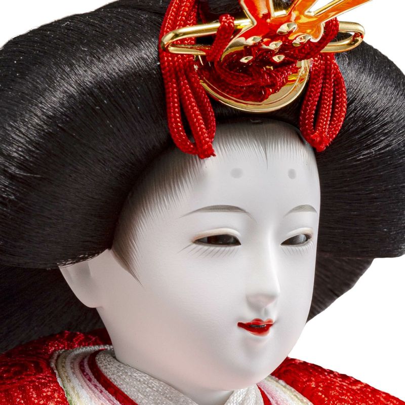 雛人形 三段収納飾り 芥子親王 柳官女 五人 ...の詳細画像4
