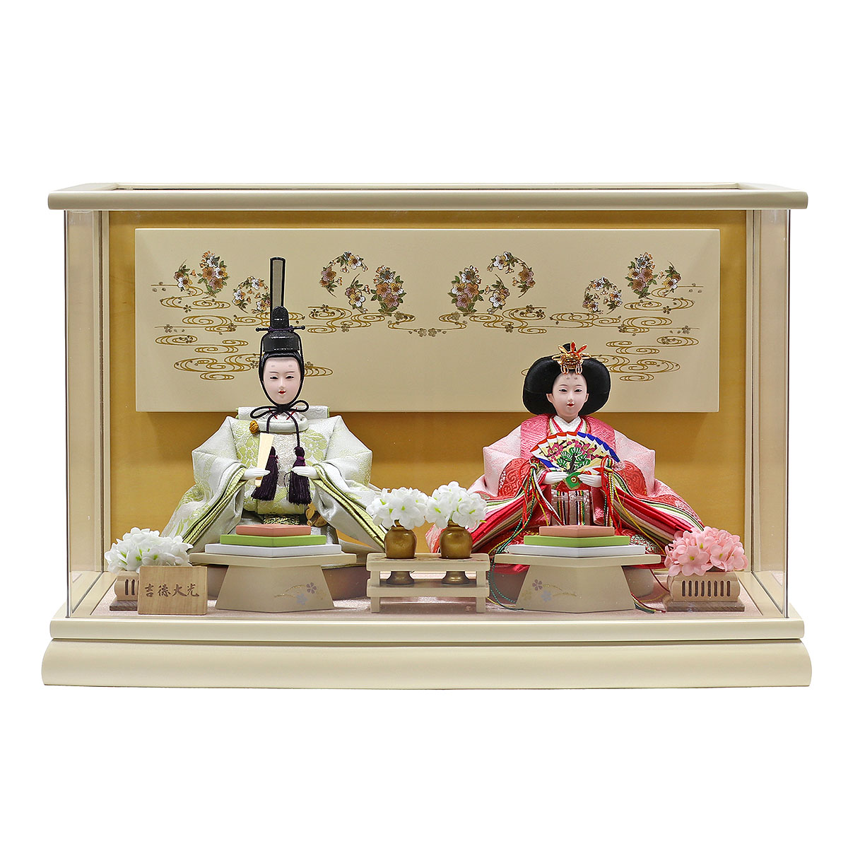 雛人形　未使用に近い（ケース入り、照明付き、） 雛人形 未使用に近い（ケース入り、照明付き、） 雛人形 未使用に近い