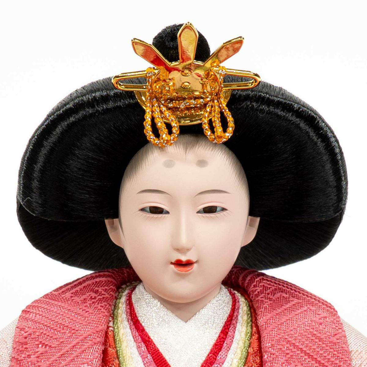 雛人形 ケース飾り 小三五親王 春彩 LEDライト付き アクリルケース飾り