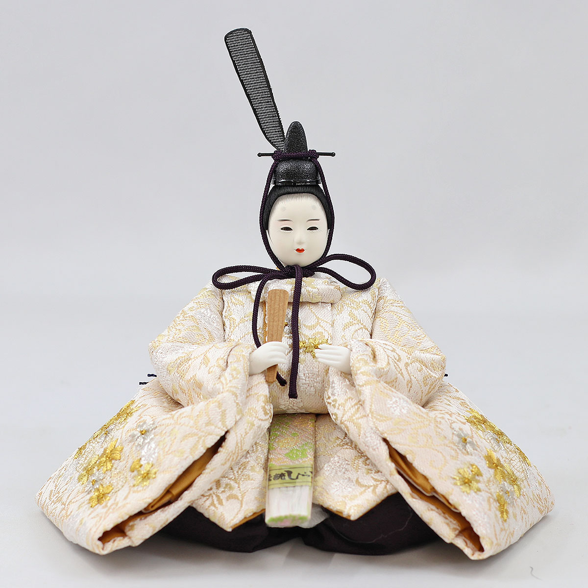 雛人形 ケース飾り 柴田家千代作 葵 唐花文様...の詳細画像5