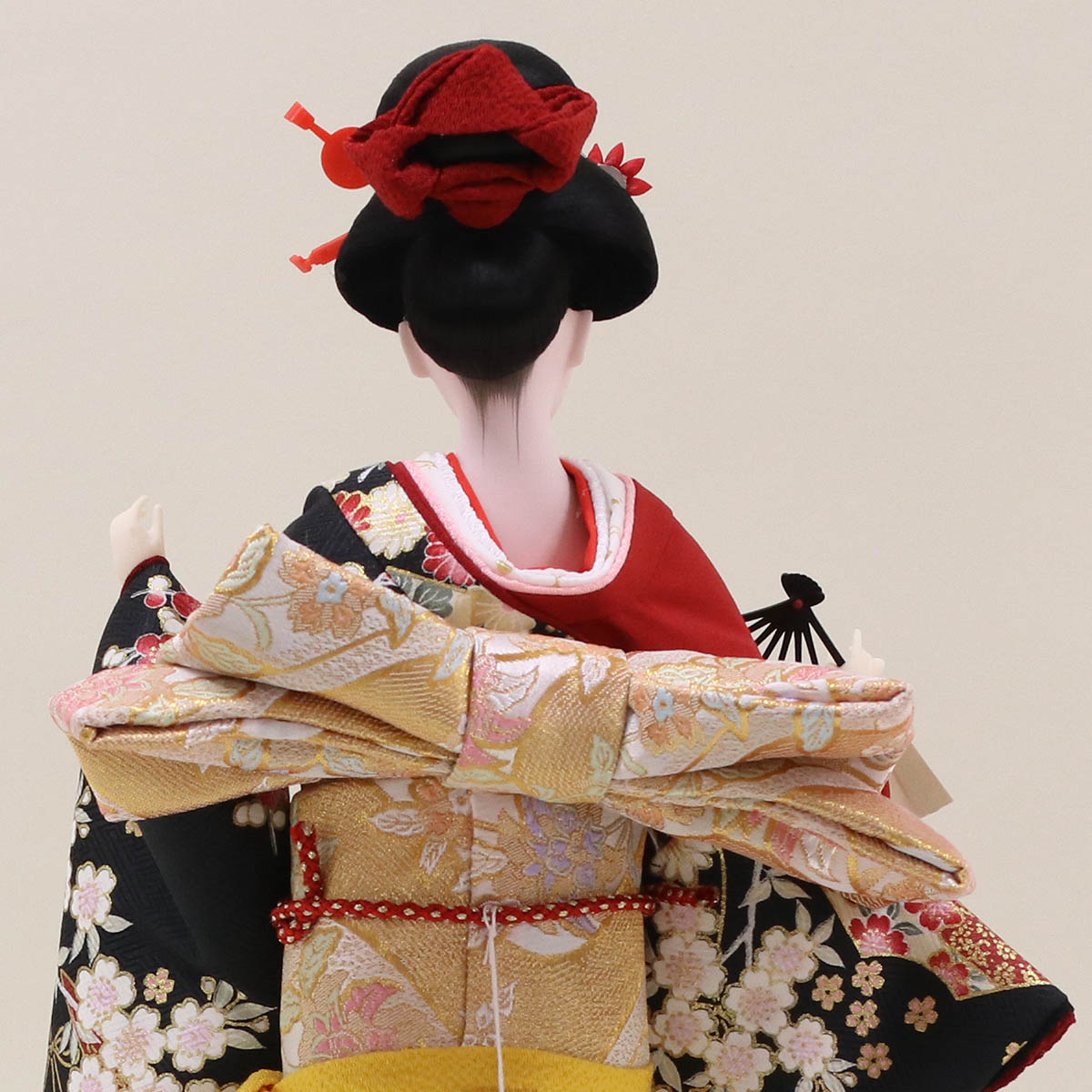 久月監製 山崎巧絢作 尾山人形 美麗 初音 扇 - JDQ-A2047の詳細画像7