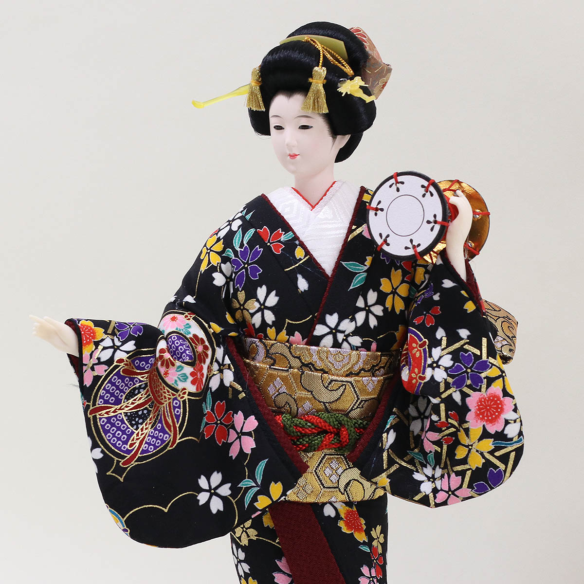 楽天市場】久月作 日本人形（尾山人形） 6号 【藤娘】 Japanese