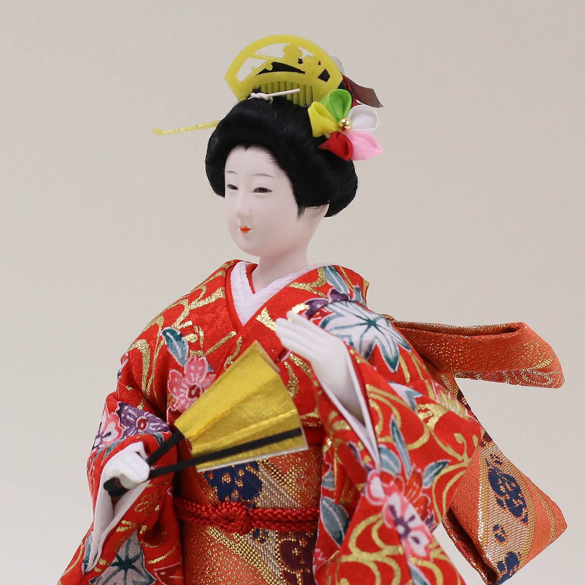 久月 日本人形 尾山人形 瑞祥 流水桜 おやま人形 送料無料