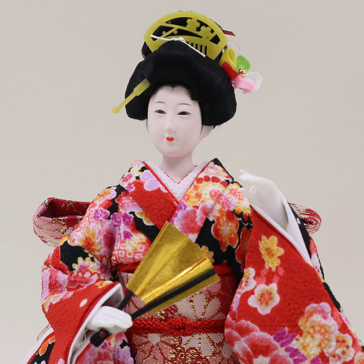 久月 日本人形 尾山人形 瑞祥 華雪輪 おやま人形 送料無料 ※北海道