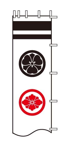 幟旗 節句幟 ゴールド 加藤清正 単品 7.5m 幟単品 徳永鯉のぼり not-t