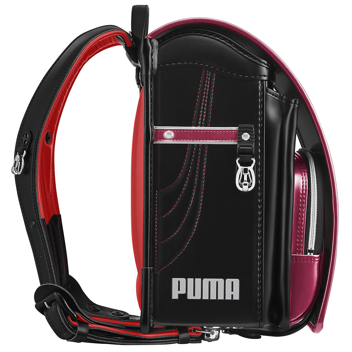 USED　天使のはね　セイバン　ランドセル　プーマ　男の子　ブラック　レッド 天使のはね ランドセル セイバン プーマ puma PB-27 男の子 日本製 6