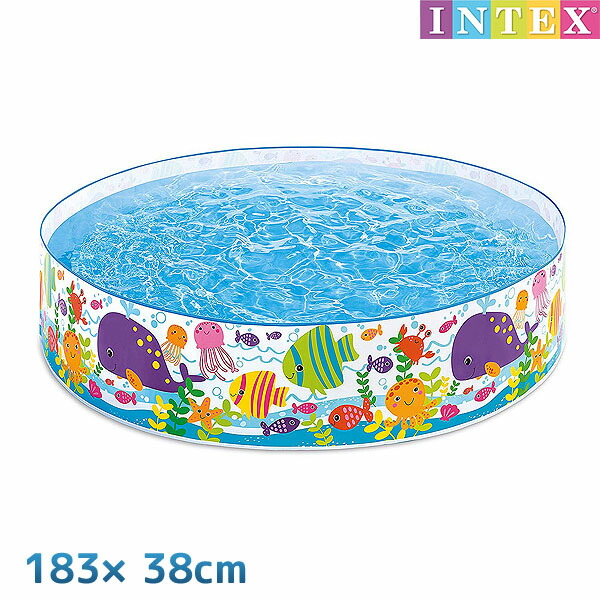 プール オーシャンプレイ スナップセットプール 183×38cm INTEX