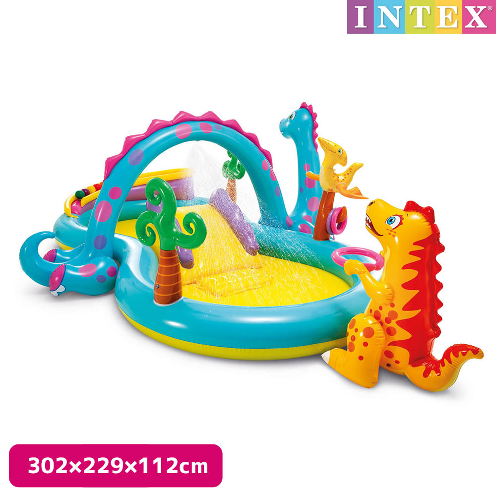 コストコ - INTEX(インテックス) ダイナランドプレーセンター57135 [日本正規品] INTEX プール 家庭用 57135 ダイナランドスプレーセンタプール