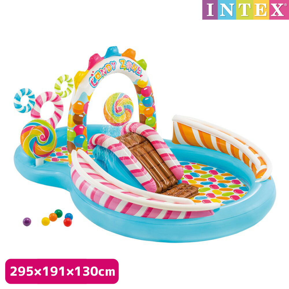 INTEX　キャンディーゾーン　プール　新品未使用 プール キャンデイゾーンプレイセンター 295×191×高さ130cm