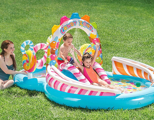 INTEX　キャンディーゾーン　プール　新品未使用 プール キャンデイゾーンプレイセンター 295×191×高さ130cm
