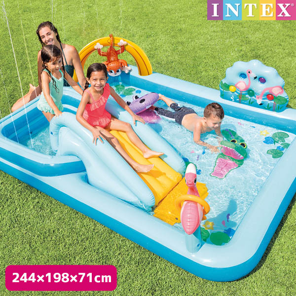 プール ジャングルアドベンチャープレイセンター 257×216×84cm INTEX インテックス : swm-pl-57161 : 雛人形 五月人形  こいのぼりの丸富 - 通販 - Yahoo!ショッピング