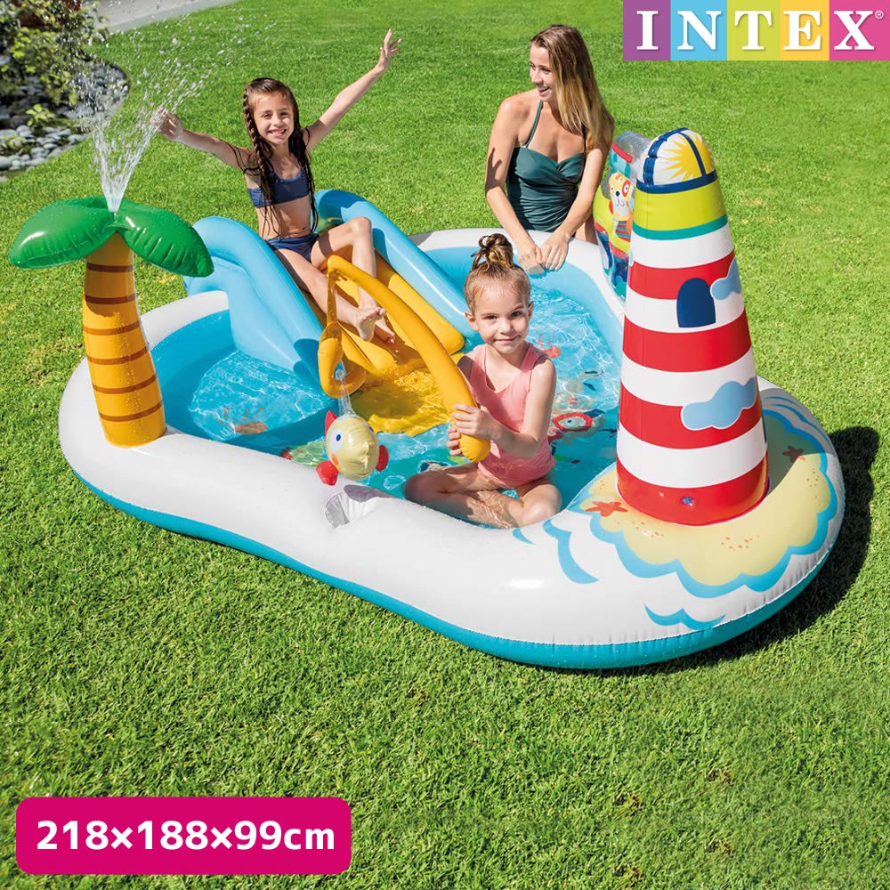 プール フィッシングファンプレイセンター 218×188×99cm INTEX インテックス :swm pl 57162:雛人形 五月人形 こいのぼりの丸富