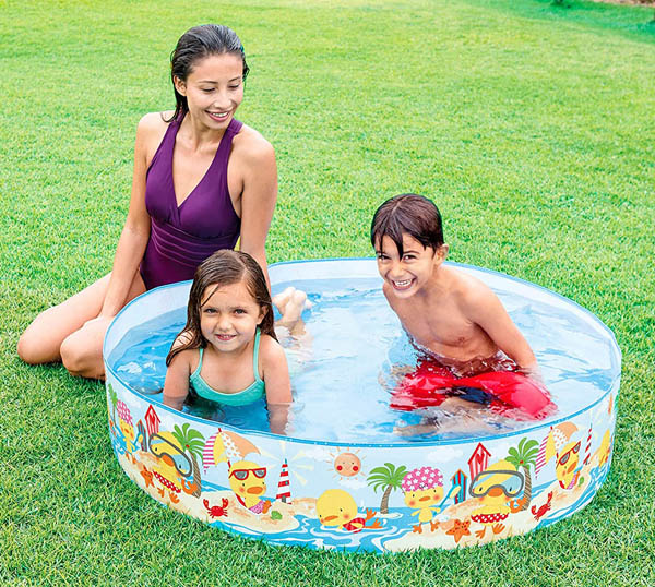 プール ダッキングスナップセットプール 122×25cm INTEX インテックス