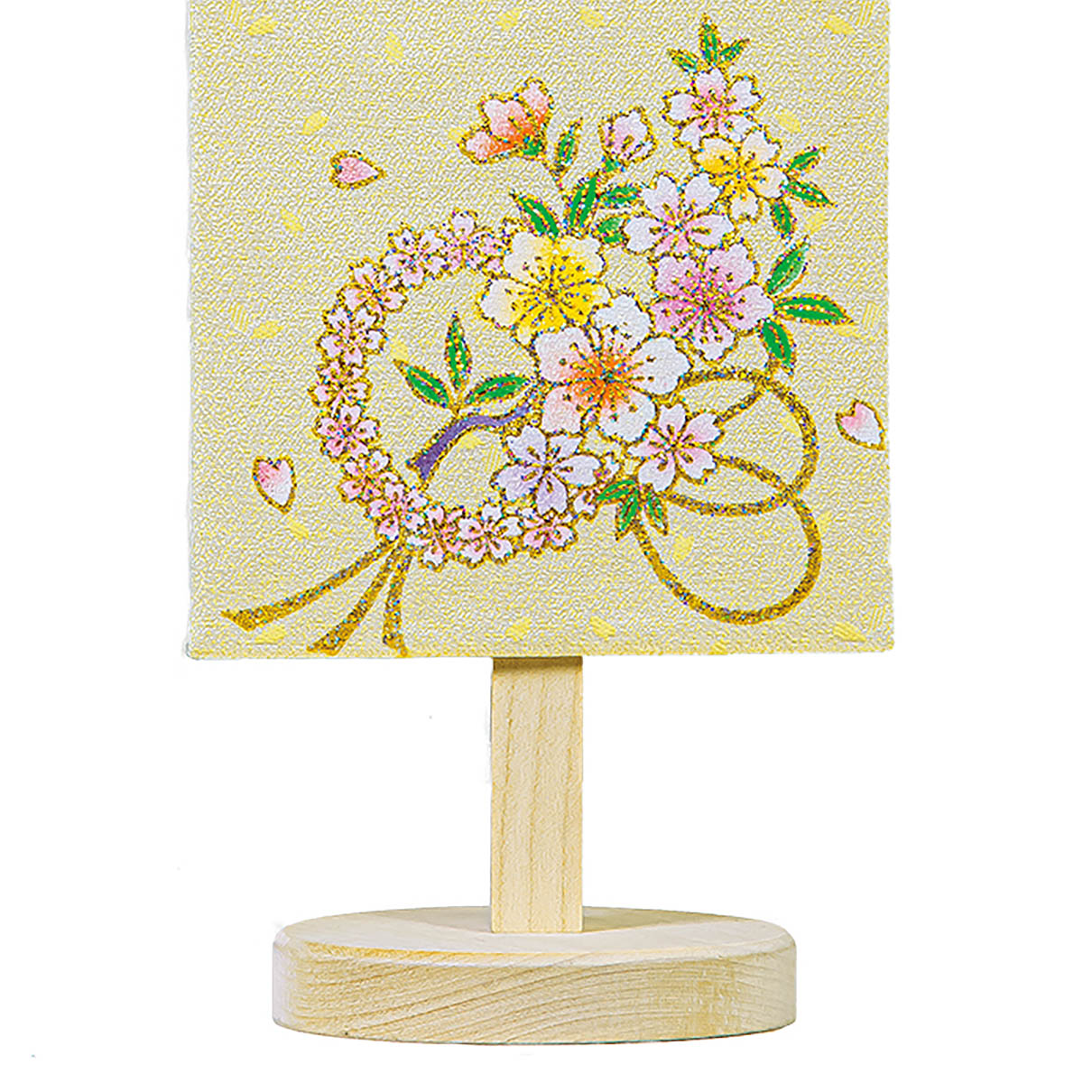【2点セット】名前旗 桃色の春風 × 桜舞う、ひな人形タペストリー(収納袋付き) 2点セット】名前旗 桃色の春風 × 桜舞う、ひな人形タペストリー
