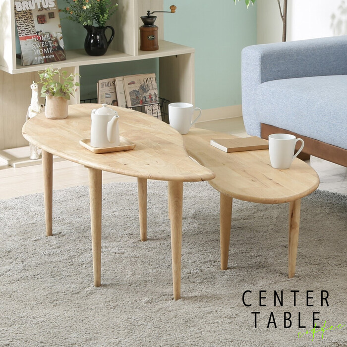 不二貿易 Natural Signature センターテーブル コーヒー豆形 不二貿易 Natural Signature センターテーブル COFFEE ナチュラル 通販