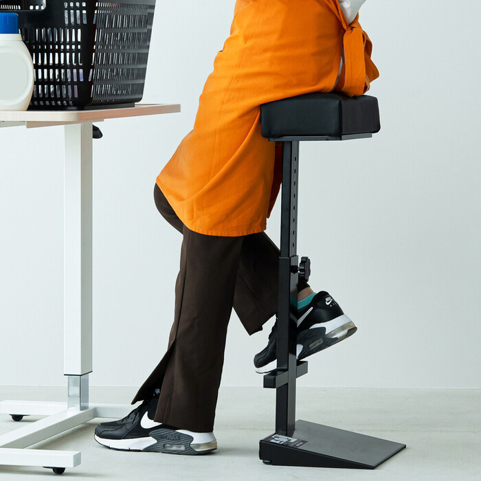 永井興産 レジチェア スタンディングチェア イス 椅子 作業用