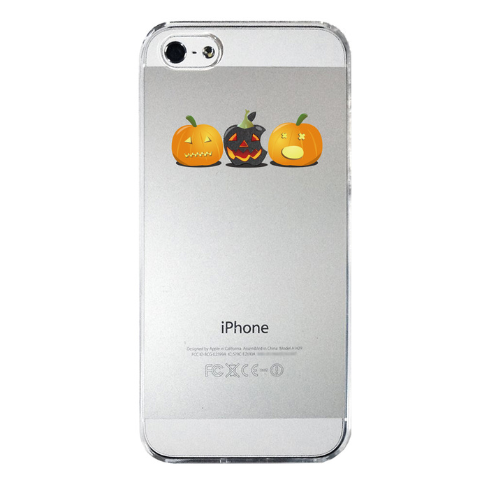 iPhone5 iPhone5s case clear Hapyy halloween 2 smartphone case hard smartphone case hard -3