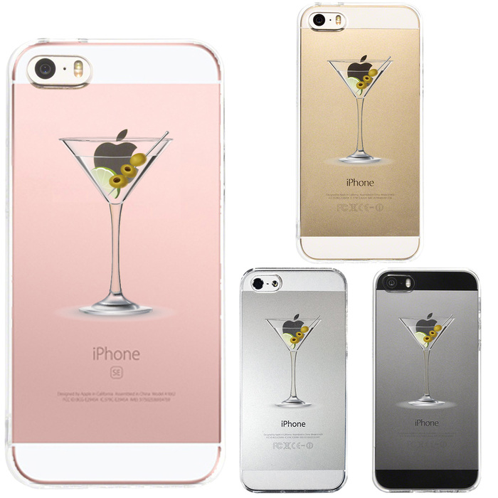 iPhone5 iPhone5s case clear cocktail glass fruit smartphone case hard smartphone case hard -0