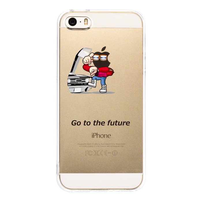 iPhone5 iPhone5s case clear movie parotigo to the future smartphone case hard smartphone case hard -2