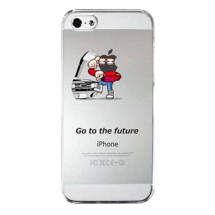 iPhone5 iPhone5s case clear movie parotigo to the future smartphone case hard smartphone case hard -3