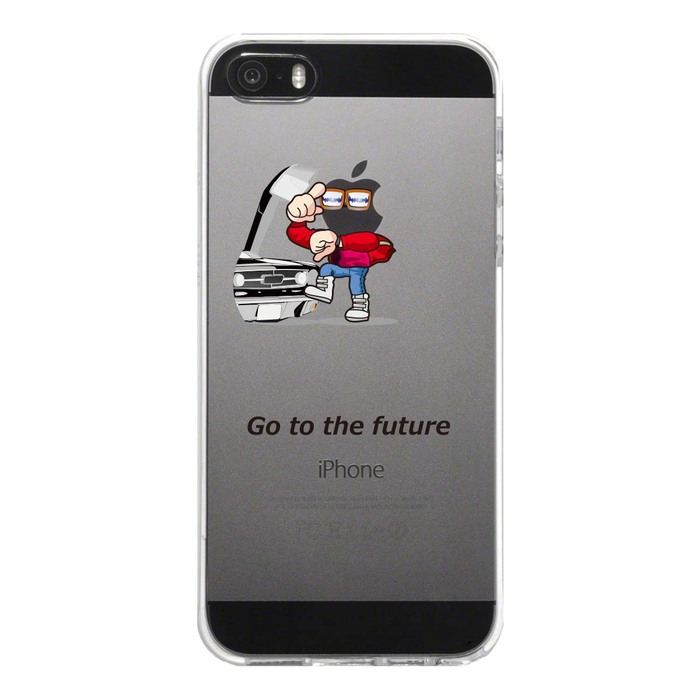 iPhone5 iPhone5s case clear movie parotigo to the future smartphone case hard smartphone case hard -4