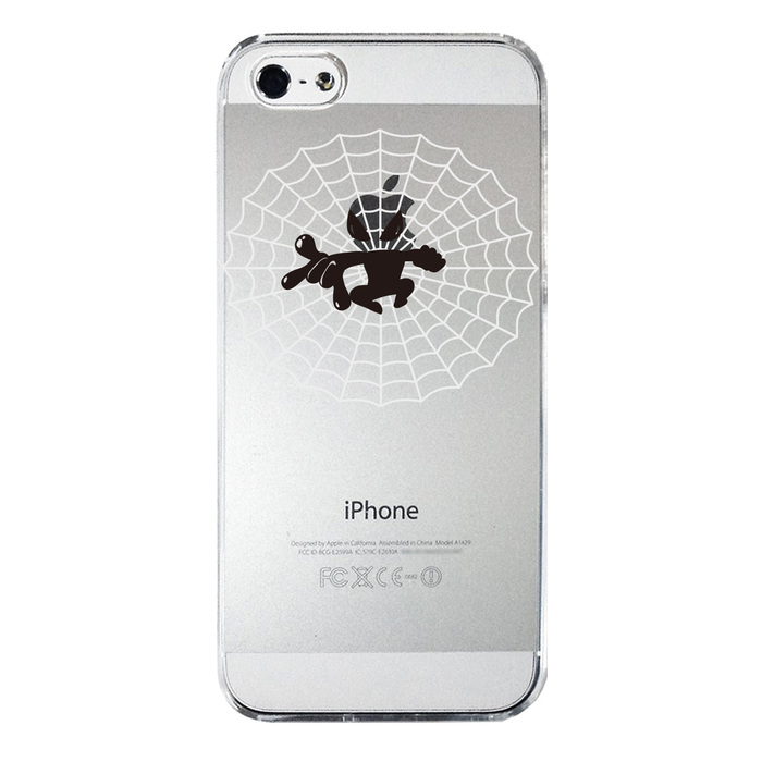 iPhone5 iPhone5s ケース クリア 映画パロディ 蜘蛛男 2 スマホケース ハード スマホケース ハード-3