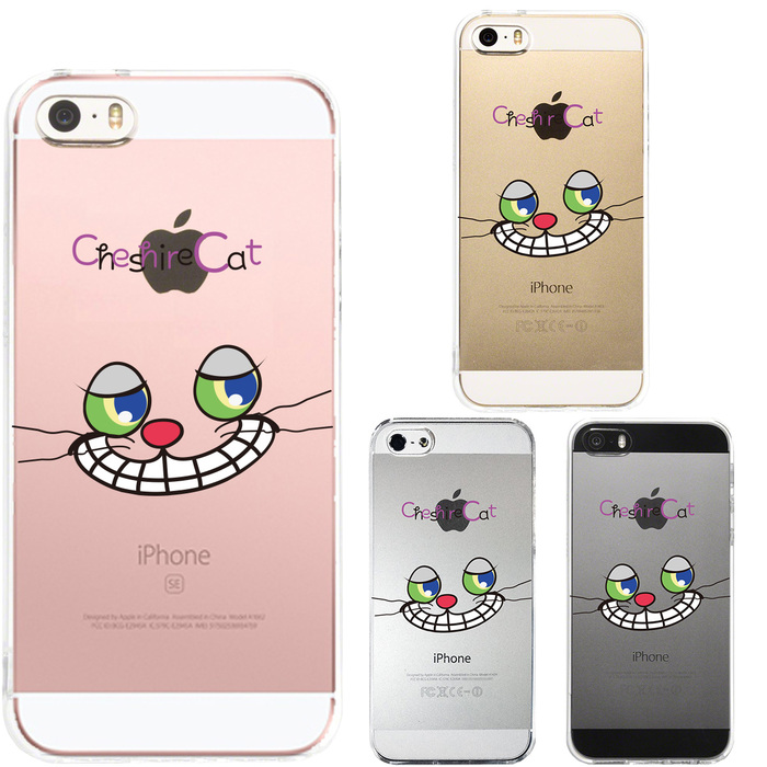 iPhone5 iPhone5s case clear Alice cat 2 smartphone case hard smartphone case hard -0