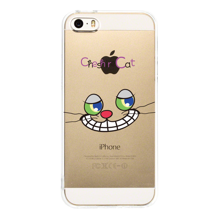 iPhone5 iPhone5s case clear Alice cat 2 smartphone case hard smartphone case hard -2