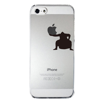iPhone5 iPhone5s ケース クリア おすもうさん 土俵入り スマホケース ハード スマホケース ハード-3
