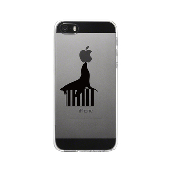 iPhone5 iPhone5s ケース クリア アザラシの曲芸 スマホケース ハード スマホケース ハード-4