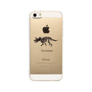 iPhone5 iPhone5s ケース クリア トリケラトプス スマホケース ハード スマホケース ハード-1