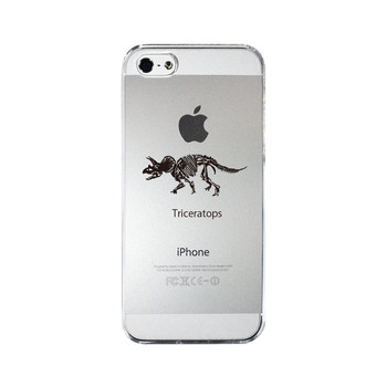 iPhone5 iPhone5s ケース クリア トリケラトプス スマホケース ハード スマホケース ハード-3