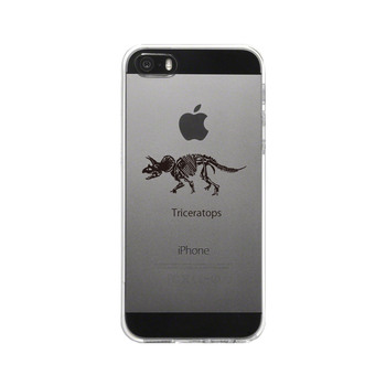 iPhone5 iPhone5s ケース クリア トリケラトプス スマホケース ハード スマホケース ハード-4