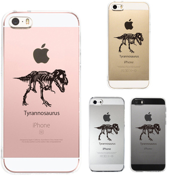 iPhone5 iPhone5s ケース クリア ティラノサウルス スマホケース ハード スマホケース ハード-0