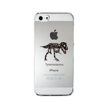 iPhone5 iPhone5s ケース クリア ティラノサウルス スマホケース ハード スマホケース ハード-3