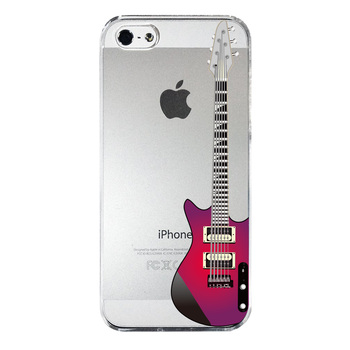 iPhone5 iPhone5s ケース クリア エレキギター スマホケース ハード スマホケース ハード-3