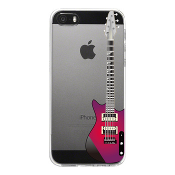 iPhone5 iPhone5s ケース クリア エレキギター スマホケース ハード スマホケース ハード-4