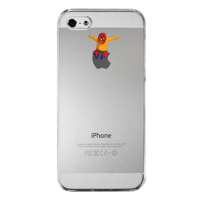 iPhone5 iPhone5s ケース クリア 覆面 プロレスラー スマホケース ハード スマホケース ハード-3