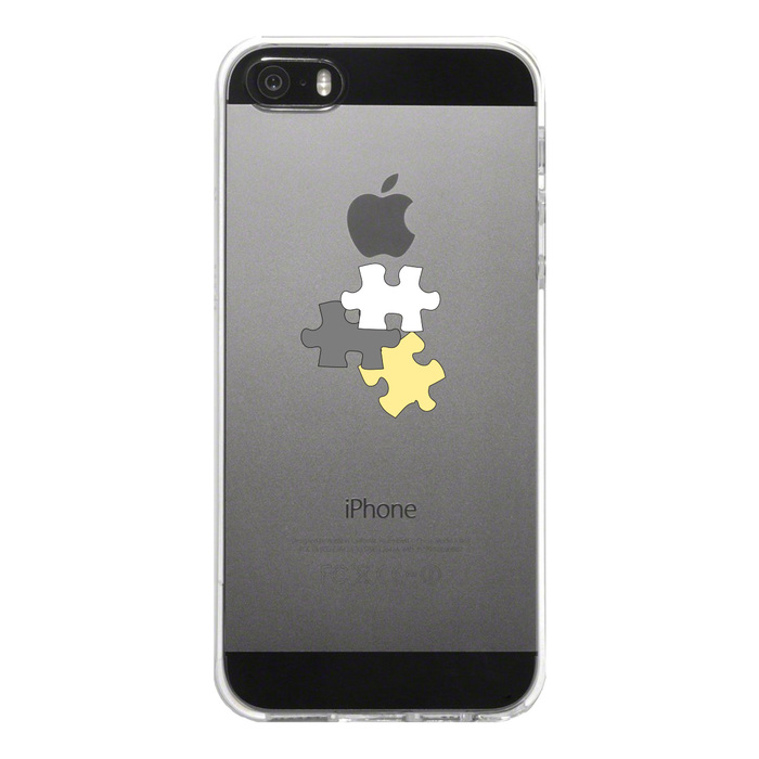 iPhone5 iPhone5s ケース クリア パズル スマホケース ハード スマホケース ハード-4