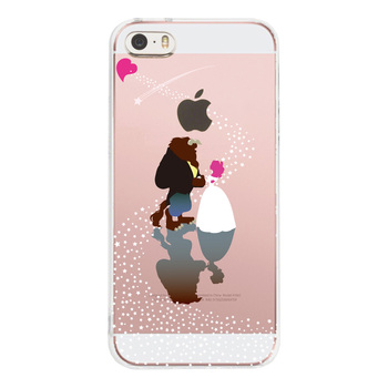 iPhone5 iPhone5s ケース クリア 美女と野獣 星 の 祝福 スマホケース ハード スマホケース ハード-1