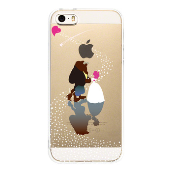 iPhone5 iPhone5s ケース クリア 美女と野獣 星 の 祝福 スマホケース ハード スマホケース ハード-2