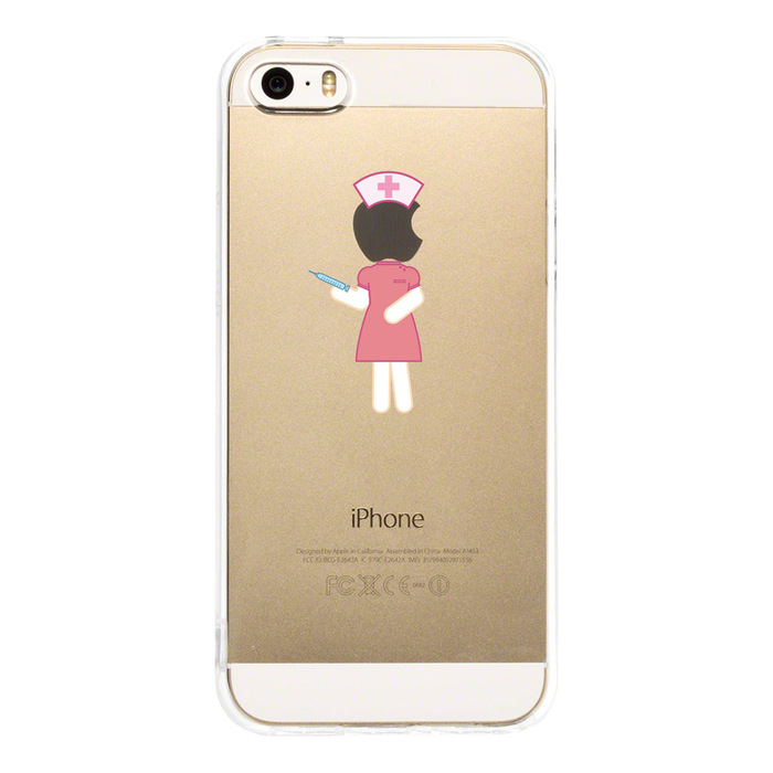 iPhone5 iPhone5s ケース クリア お仕事 職業 ナース 看護師 スマホケース ハード スマホケース ハード-2