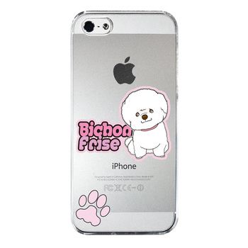 iPhone5 iPhone5s ケース クリア ビションフリーゼ スマホケース ハード スマホケース ハード-3